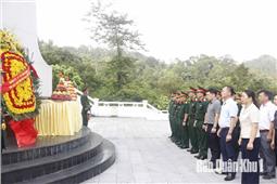 Quân khu tri ân, tưởng niệm các Anh hùng liệt sĩ tại Cao Bằng